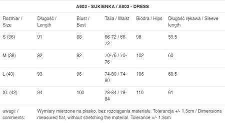 Sukienka A603